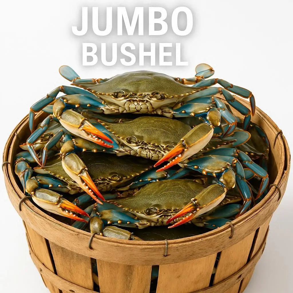 Dad's Crabs branded kraft feast box that ships the crab feast